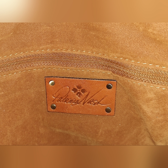 NWT  Patricia Nash Paris Large Satchel - *RARE* Tooled Rose -Color Florence - Picture 6 of 14